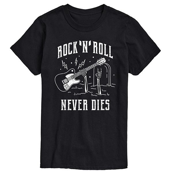 Men's Rock N Roll Never Dies Graphic Tee