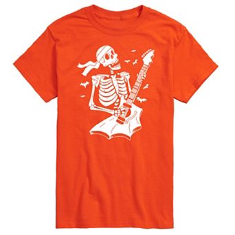 Men's Skeleton Guitar Graphic Tee