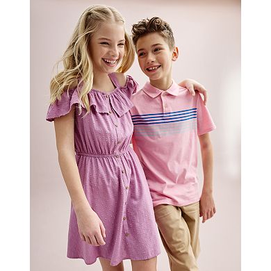 Boys 8-20 Sonoma Goods For Life® Striped Supersoft Polo in Regular & Husky
