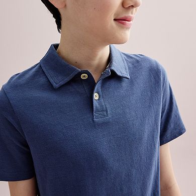 Boys 8-20 Sonoma Goods For Life® Solid Supersoft Polo in Regular & Husky