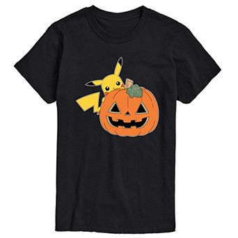 Men's Pokemon Pikachu Pumpkin Graphic Tee