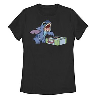 Disney's Lilo & Stitch Juniors' Record Player Stitch Graphic Tee
