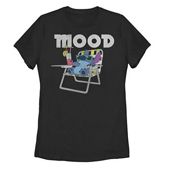 Disney's Lilo & Stitch Juniors' Mood Chill Graphic Tee