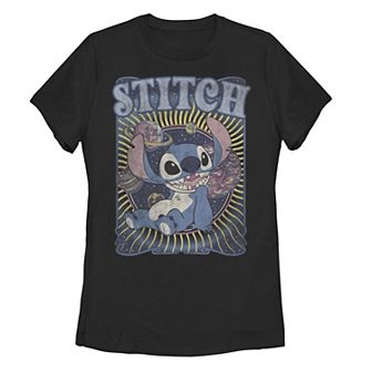 Disney's Lilo & Stitch Juniors' Groovy Planets Graphic Tee