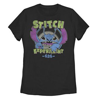 Disney's Lilo & Stitch Juniors' Experiment 626 Alien Mode Distressed Graphic Tee