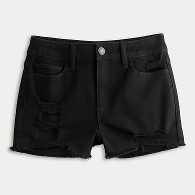 Juniors' SO® High-Rise Shortie Shorts