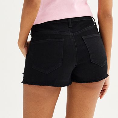 Juniors' SO® High-Rise Shortie Shorts