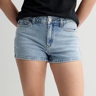 Juniors' SO® High-Rise Shortie Shorts