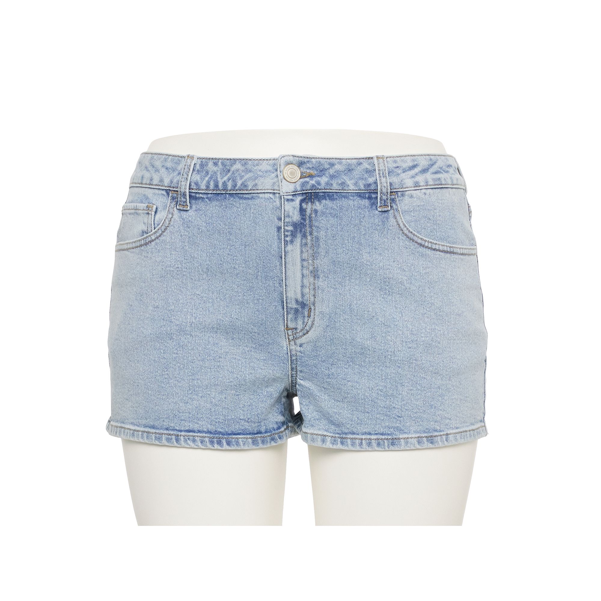 Juniors Plus SO® High-Rise Shortie Shorts, Girls, Size: 16, Lite