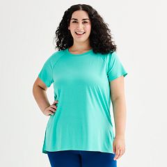 ALLEGRACE Plus Size Tops Tunics for Women Summer Dressy Short Sleeve Boho  Tunic Shirts