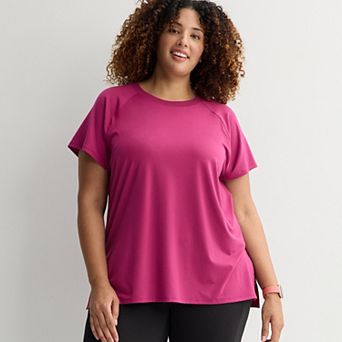 Plus Size Tek Gear® Essential Short Sleeve Tunic Tee