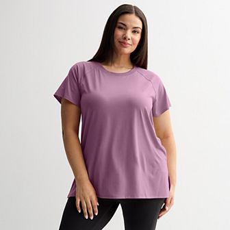 Plus Size Tek Gear® Essential Short Sleeve Tunic Tee