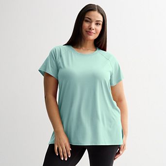 Plus Size Tek Gear® Essential Short Sleeve Tunic Tee