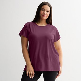 Plus Size Tek Gear® Essential Short Sleeve Tunic Tee