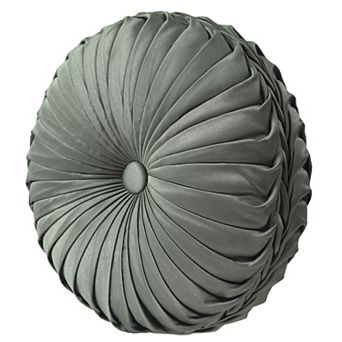 Five Queens Court Salerno Tufted Round Decorative Throw Pillow