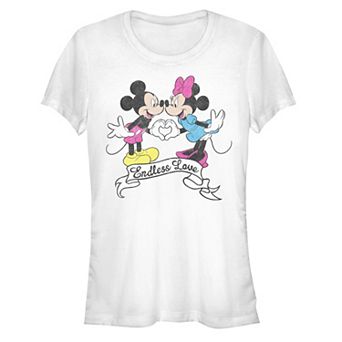 Disney's Mickey & Minnie Valentine's Day Endless Love Juniors' Fitted Graphic Tee