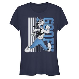 Disney's Mickey And Friends Goofy Women's Barcode Tee