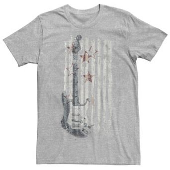 Men's Grunge Guitar Graphic Tee