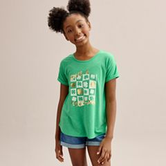 Girl in hot sale green shirt