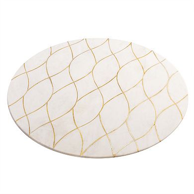 Miranda Marble Lazy Susan 16"