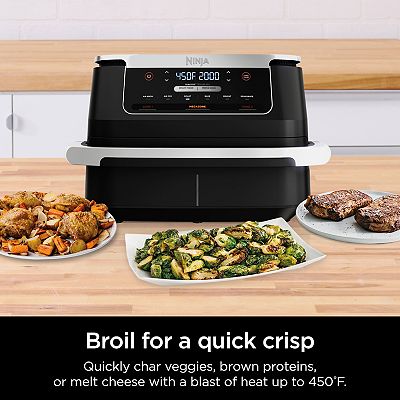 Ninja® Foodi® 6-in-1 DualZone FlexBasket™ Air Fryer with 7qt MegaZone
