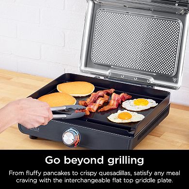 Ninja Sizzle Indoor Grill & Griddle with Interchangeable Plates (GR101)