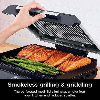 Ninja® Sizzle Smokeless Indoor Grill & Griddle with Interchangeable Plates