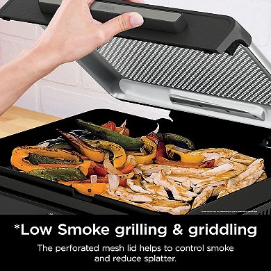 Ninja Sizzle Indoor Grill & Griddle with Interchangeable Plates (GR101)