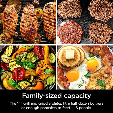 Ninja® Sizzle Smokeless Indoor Grill & Griddle with Interchangeable Plates
