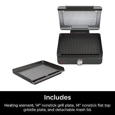 Ninja® Sizzle Indoor Grill & Griddle with Interchangeable Plates
