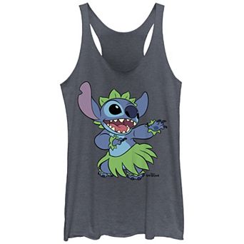 Disney's Lilo & Stitch Hula Dance Juniors' Tri-Blend Racerback Tank Top