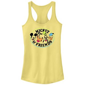 Disney's Mickey Mouse And Friends Heads Up Juniors' Racerback Tank Top