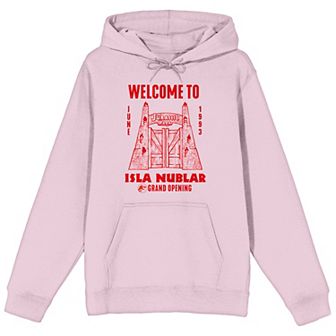 Men's Jurassic Park Welcome to Isle Nublar Graphic Hoodie