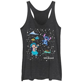 Disney's Lilo & Stitch Constellations Juniors' Tri-Blend Racerback Tank Top