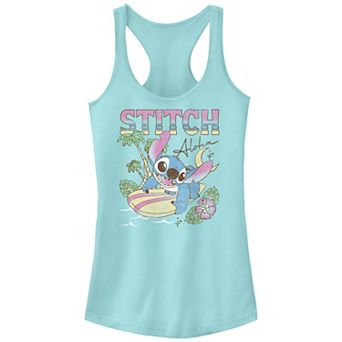 Disney's Lilo & Stitch Aloha Tropic Surf Session Juniors' Racerback Tank Top