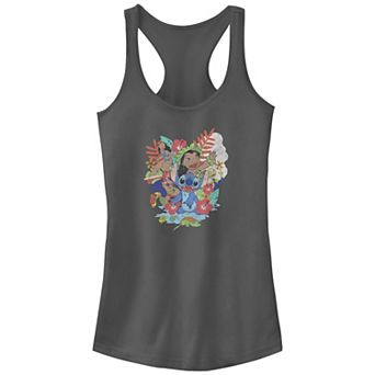 Disney's Lilo & Stitch Character Stack Juniors' Racerback Tank Top