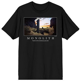 Men's 2001 A Space Odyssey Monolith Meme Graphic Tee