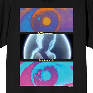 Men's 2001 A Space Odyssey Hyperspace Screenshots Graphic Tee