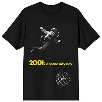 Men's 2001 A Space Odyssey Screenshot Collage Art Graphic Tee