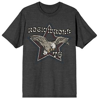 Men's Vintage Rock N Roll American Graphic Tee