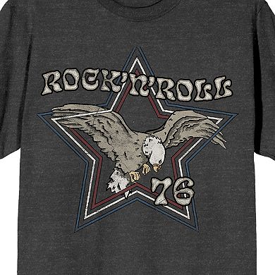 Men's Vintage Rock N Roll American Graphic Tee
