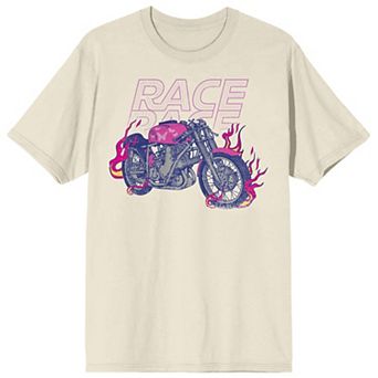 Men's Butterfly Flame Motorcycle Graphic Tee