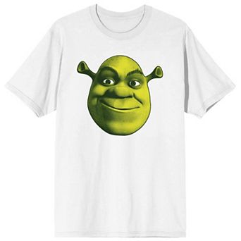 Men's Shrek Oversized Ogre Face Graphic Tee