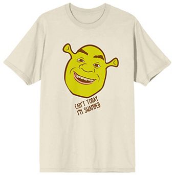 Men's Shrek Can't Today Swamped Graphic Tee