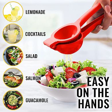 Zulay Kitchen Premium Quality Metal Manual Press Lemon Squeezer