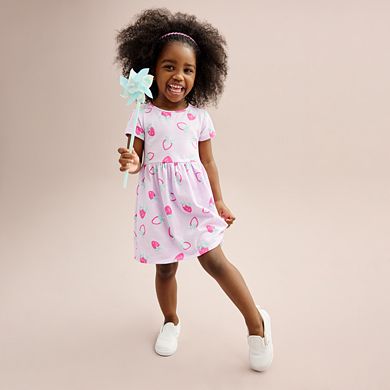 Baby & Toddler Girl Jumping Beans® Short Sleeve Skater Dress