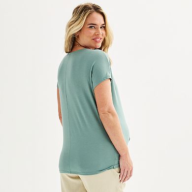 Maternity Sonoma Goods For Life?? Wrapped Front Dolman Top