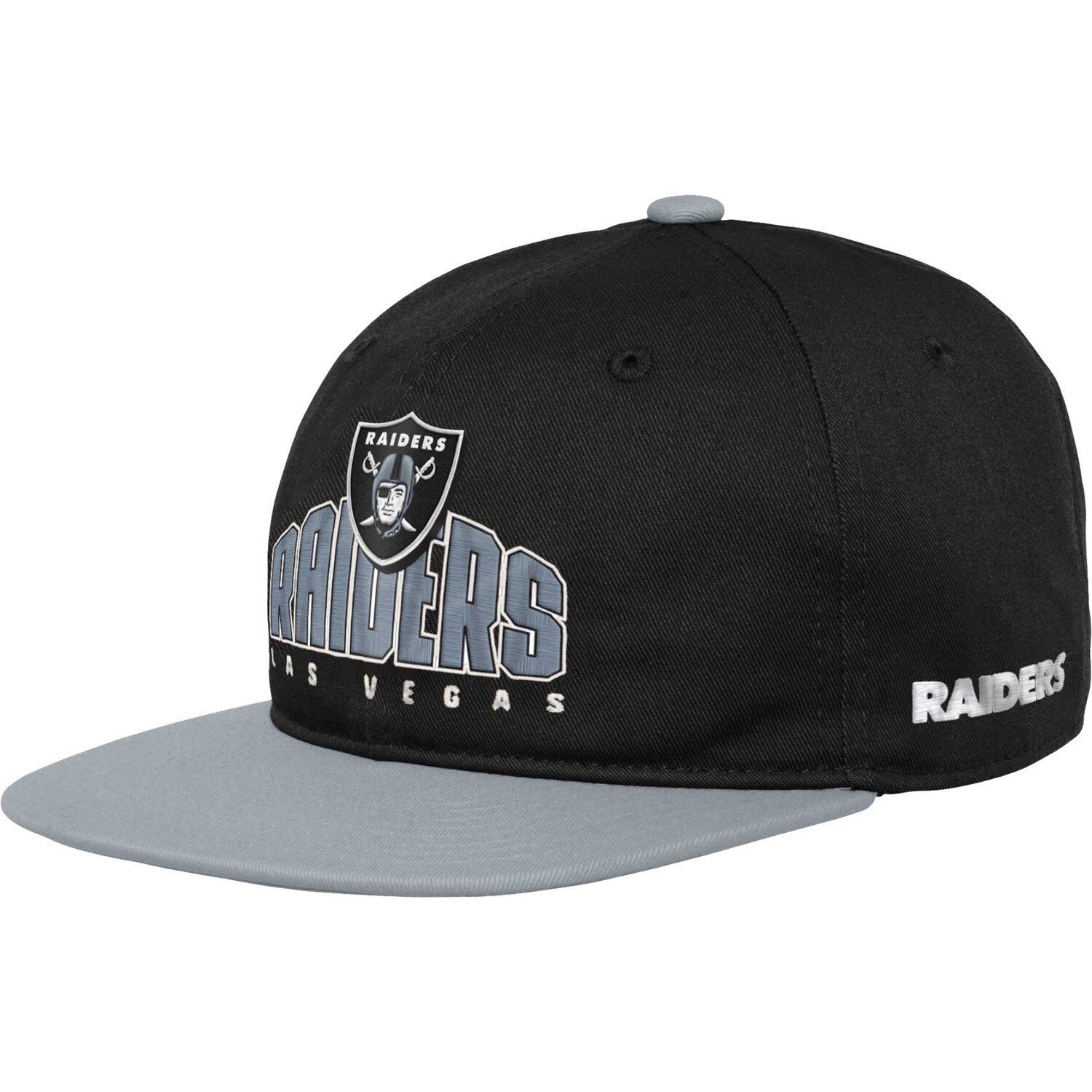 Los Angeles Raiders Logo Maroon Mitchell & Ness NFL Snapback Hat