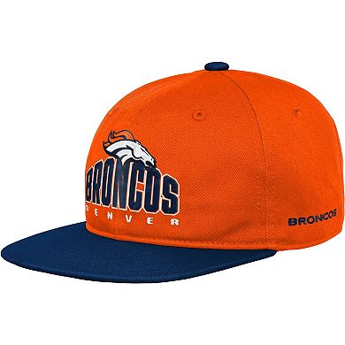 Youth Orange Denver Broncos Legacy Deadstock Snapback Hat