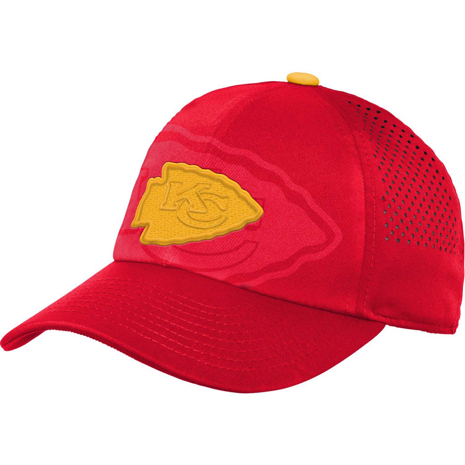 Kansas City Chiefs 2021 NFL TRUCKER DRAFT Fitted Hat